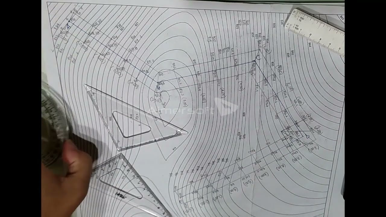 Cara membuat Trase dan STA ( Stationing ) geometrik jalan raya