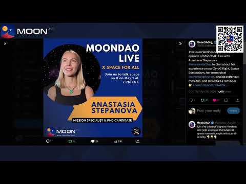 Anastasia Stepanova on MoonDAO Live!