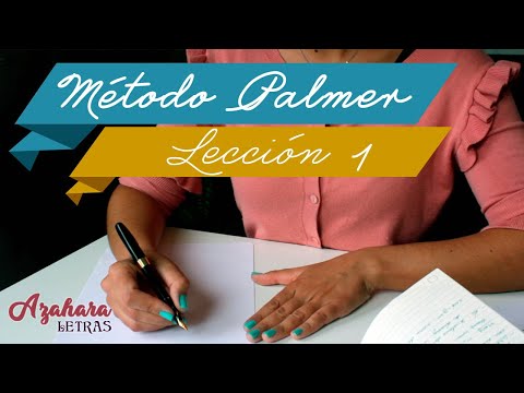 Palmer Method of Spanish Calligraphy Lesson 1