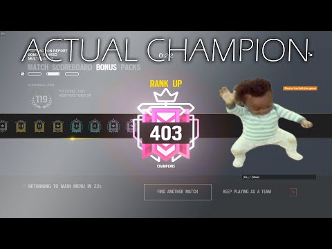 How I Hit Champion In Steel Wave - Champion Rainbow Six Siege Gameplay