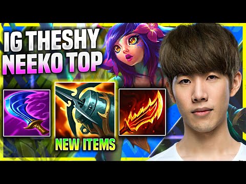 THESHY TRIES NEW BUILD NEEKO WITH KRAKEN SLAYER! - IG TheShy Plays Neeko Top vs Shen!