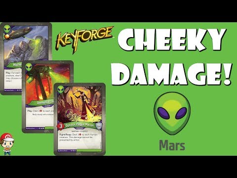 Mars is Great at Doing Cheeky Damage in Keyforge! Video