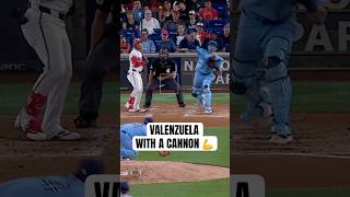 Valenzuela put VELOCITY behind this throw ????‼️ #MLB #Toronto #BlueJays