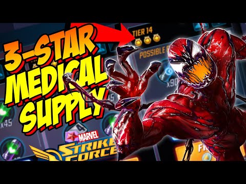 How to 3 Star Tier 14 Medical Supply Run Challenge - Marvel Strike Force