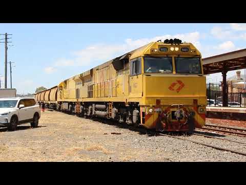 Aurizon 6023 & 6025 Dubbo to Narromine departure from Dubbo N.S.W. 23/10/2021