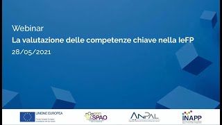 La valutazione delle competenze chiave nella IeFP