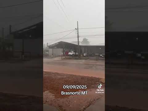 CHUVA VENTO E DESTRUIÇÃO EM BRASNORTE MT
