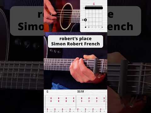 robert's place - Simon Robert French #guitar #tiktok #tutorial #song #tiktoksong #shorts #fyp