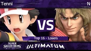 Ultimatum - Tenni (PT) vs HMO | N (Ken) Top 16 - Losers - SSBU