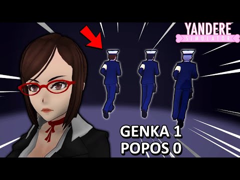 THIS BUG LETS YOU ESCAPE THE POLICE USING GENKA - Yandere Simulator Myths