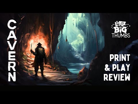 Print & Play Review - Cavern - Where's the Kid-Friendly Value?