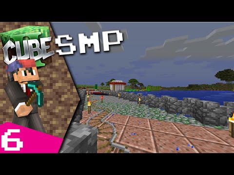 The Cube SMP Season 2 Episode 6 - Desert Temple Add-ons and a Bridge