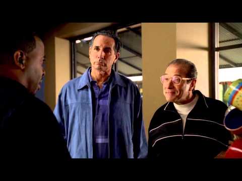 The Sopranos - Patsy and Burt failed extortion attempt at "Starbucks" Video