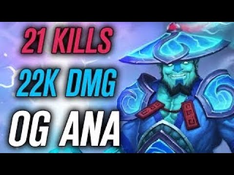 OG ana • Storm Spirit • 21 Kills — Pro MMR Gameplay Dota 2