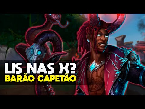 LIL NAS X CHEGA NO SMITE! BARON SAMEDI MID - Conquista