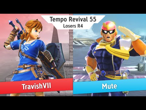 Tempo Revival 55 - TravishVII (Link) Vs. Mute (Falcon) - LR4 - Smash Ultimate