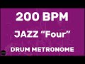 Jazz Four Drum Metronome Loop 200 BPM