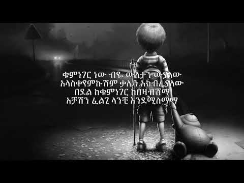 Tsegaye Eshetu Alasgedidshem Lyrics Video/ ፀጋየ እሸቱ/ አላስገድድሽም