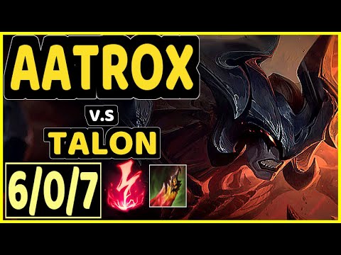 MAGIFELIX (AATROX) vs TALON - 6/0/7 KDA MID CHALLENGER GAMEPLAY - EUW
