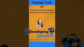 Pencil Medic - Teacher Truth 60 #teacherlife