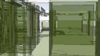 3D CAD High Riser Top Floor Mechanical Layout - Aquaview