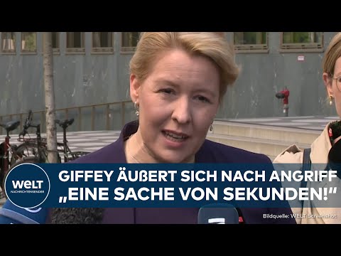 DEUTSCHLAND: Erste Details! Franziska Giffey äußert sich nach Angriff in Bibliothek in Berlin