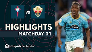 Videoresumen del Celta - Elche