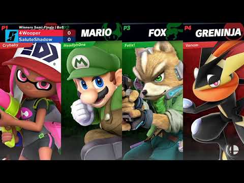 Smash at Park University Doubles Winners Semis - Jinx/VenomAZ (Red) vs. Felix/Skarm (Green)