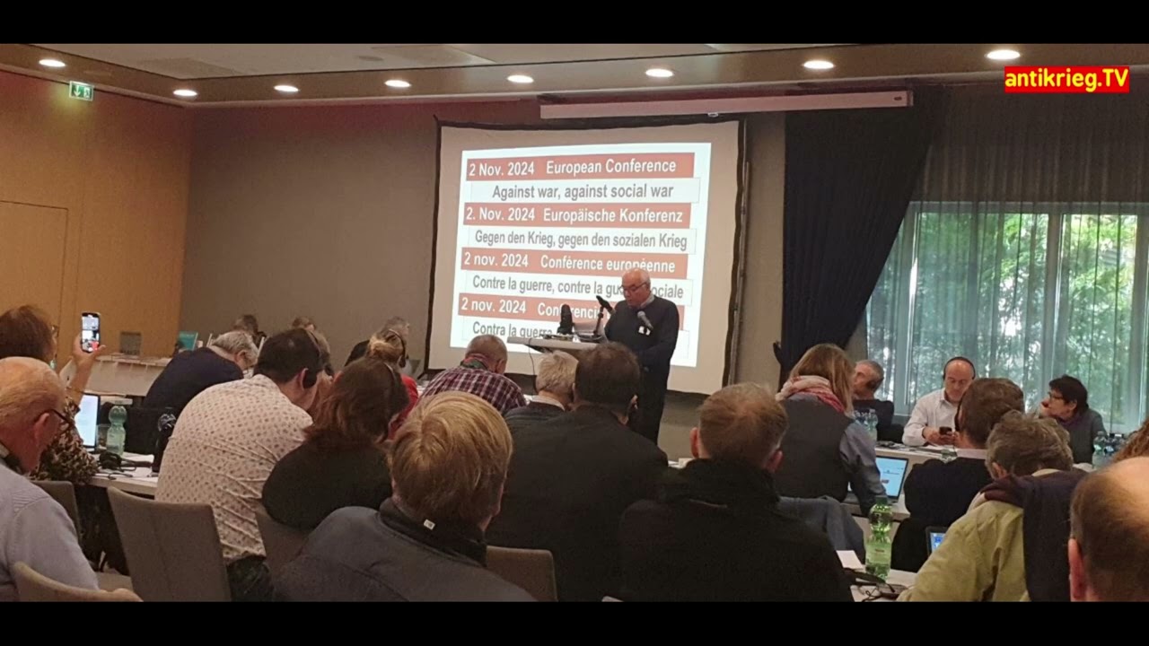 Palästinensische Gemeinde - Europäische Konferenz „Nein zum Krieg – Nein zum sozialen Krieg“ 2.11.