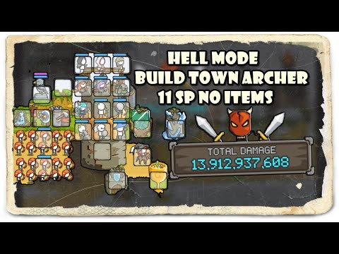 Hellmode For Begginers 13.9B Damage (11 SP, No Items) - Grow Castle Indonesia