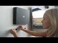 Display or hide PlayStation 4 Pro (PS4 Pro) on the wall in the Wall Mounts by FLOATING GRIP®
