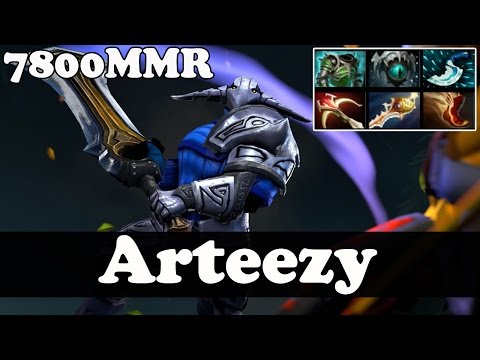 Dota 2 - Arteezy 7800 MMR Plays Sven - Ranked Match Gameplay