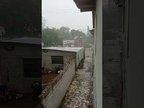 Cordoba - Alta Gracia Mucha lluvia con caida de granizo 24/12/25 #tormenta