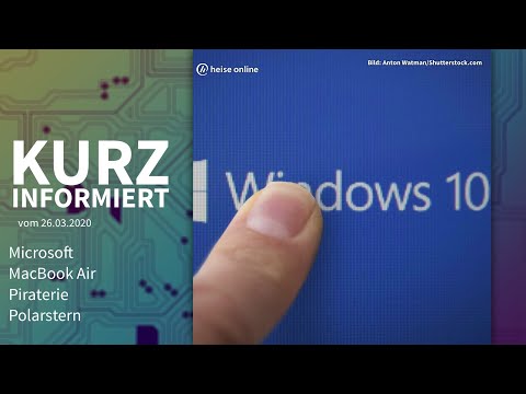 Microsoft, MacBook Air, Piraterie, Polarstern | Kurz informiert vom 26.03.2020