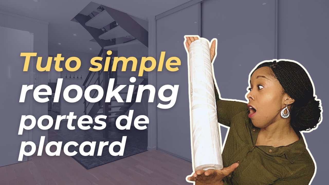 [TUTO] Comment RELOOKER ses portes de placard avec du PAPIER PEINT 