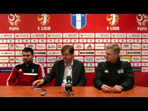 Konferencja prasowa po meczu Wisła Płock - Energetyk ROW Rybnik