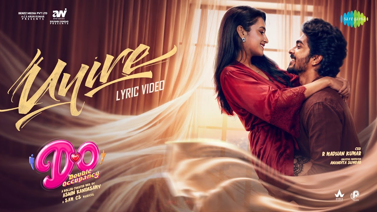 Uyire - Lyrical | Double Occupancy | Santhosh, Samyuktha Viswanathan | Sam CS | Aditya RK