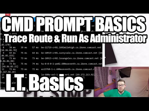 Trace Route and Run As Administrator - IT Basics Video