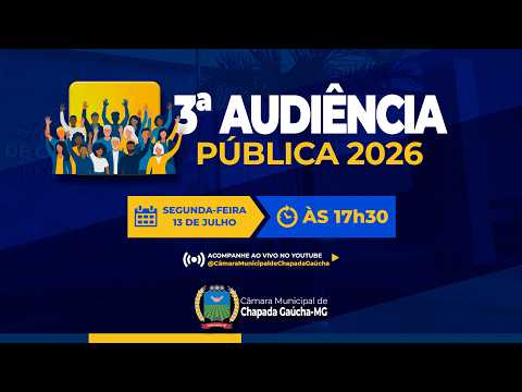 3ª Audiência Pública - 2026