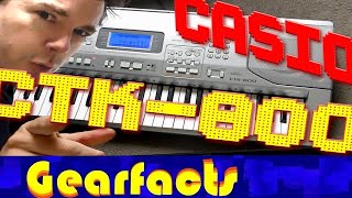 Video thumbnail for Casio CTK-800: Big demo, tour and review by Gearfacts