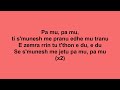 Dhurata Dora - Pa mu ( me tekst / lyrics )