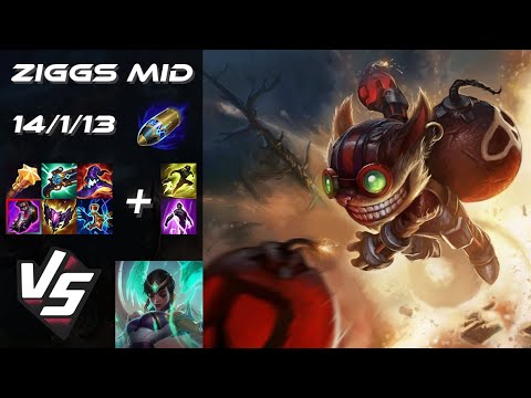 MID Ziggs vs Karma - NA Challenger Patch 25.18