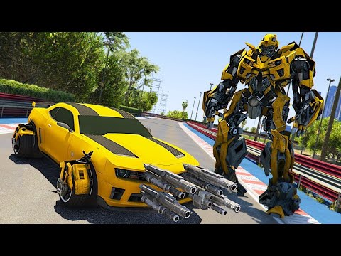 Bumblebee Multiple Transformation Jet Robot Car Game - Android Gameplay