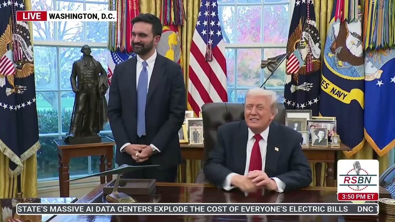 WATCH: President Trump Holds a Meeting with Zohran Mamdani, Mayor-Elect of New York City - 11/21/25