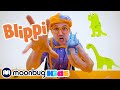 Blippi Learns About Dinosaurs And Fossils Playground For Children Educational Moonbug Kids