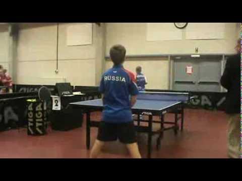 ТОП-16 2002  г.р, Бельгия, Брюсель, настольный теннис 2013, Сидоренко В