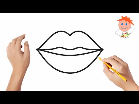 How to draw lips | Easy drawings