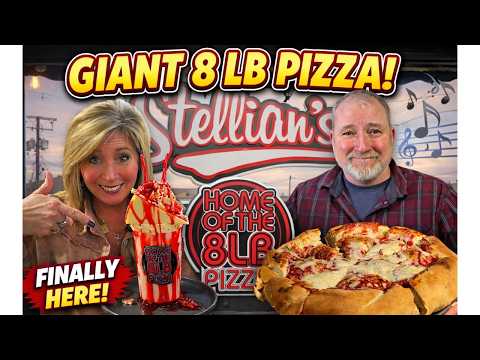 We Finally Tried Stellian’s 8 LB Pizza 🍕 | Legendary Pizza in Central City, KY!
