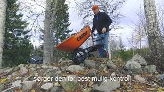 CADDY elektrisk trillebår - youtube 1