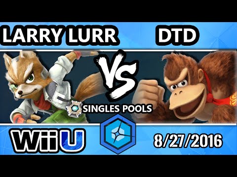 Shine 2016 Smash 4 - Eleveate | Larry Lurr (Fox) Vs. DTD (Donkey Kong) SSB4 R2 Pools - Smash Wii U
